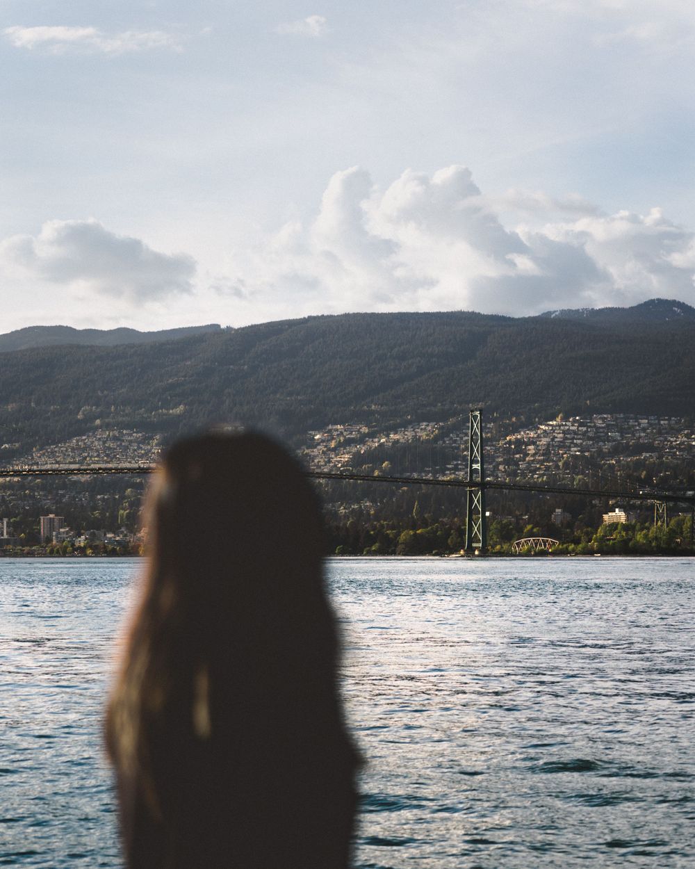 Lions Gate Bridge in the distance