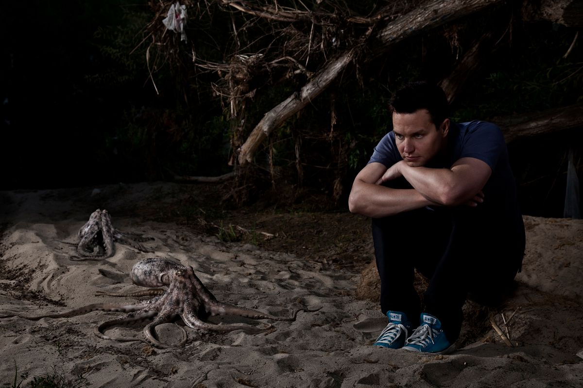 Mark Hoppus and an Octopus