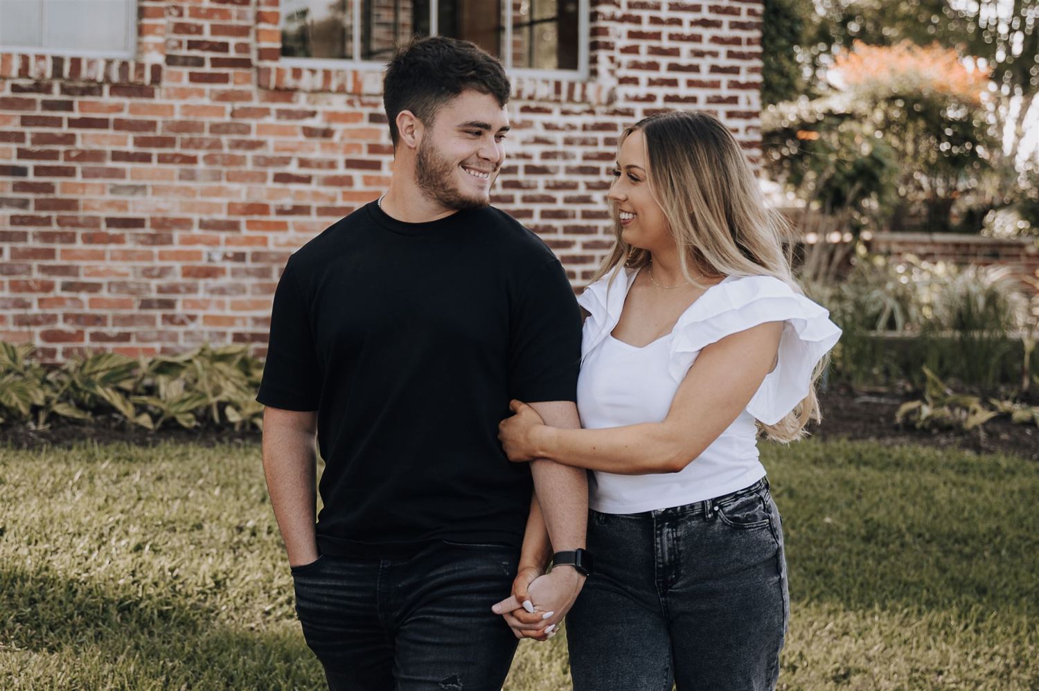 engagement photography session in The Woodlands, Tx