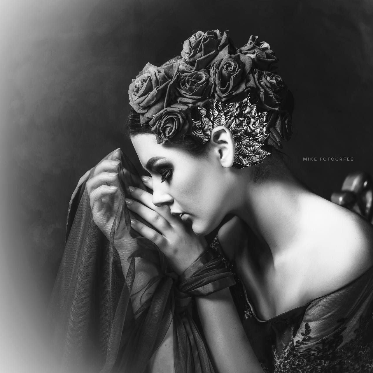 Creative fashion portrait photography in Delhi studio