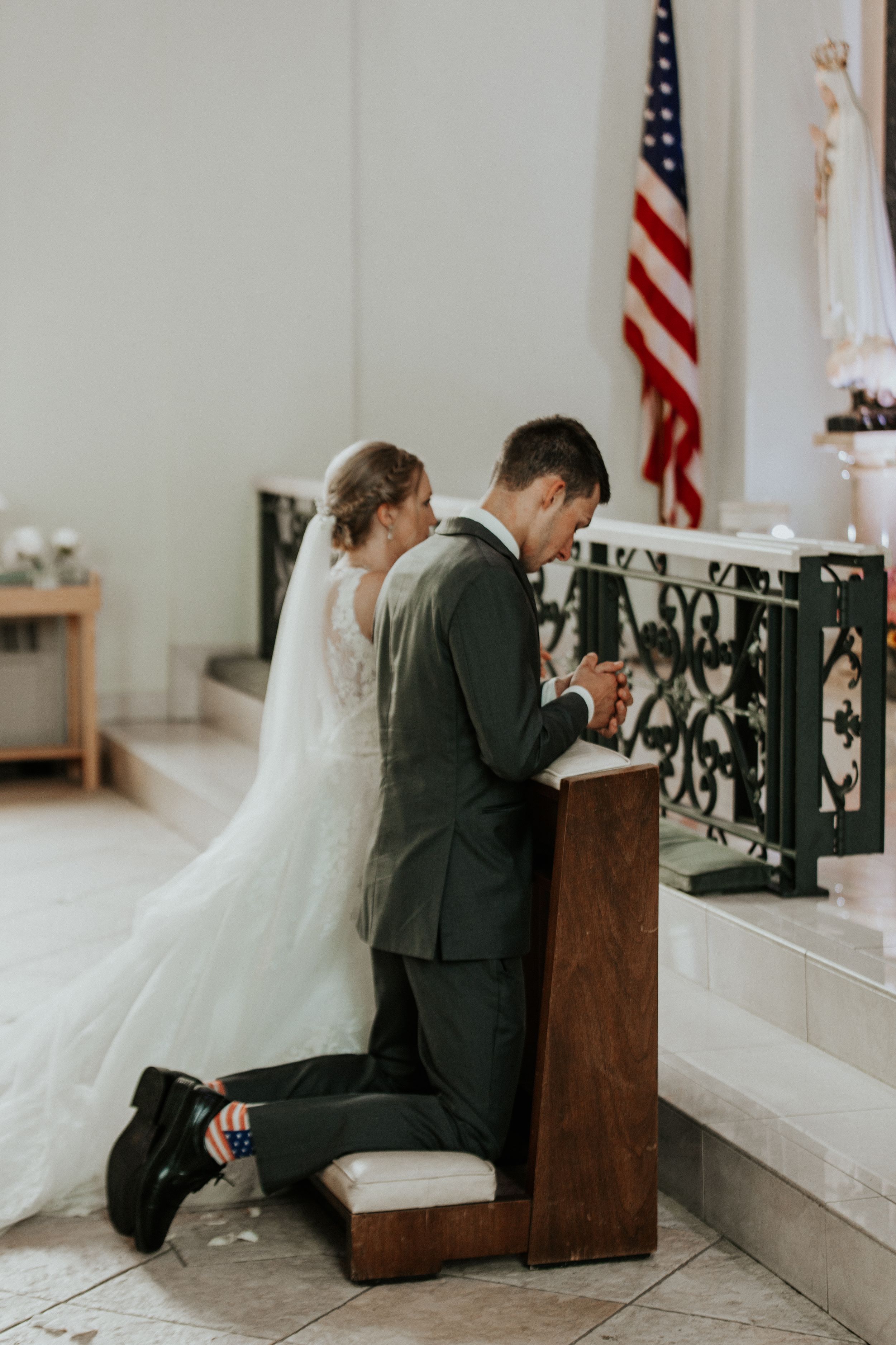 Rockford IL Catholic wedding photographer