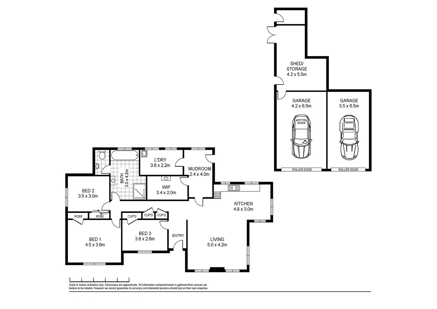 Technical floor plan diagram displaying room configurations and spatial relationships.