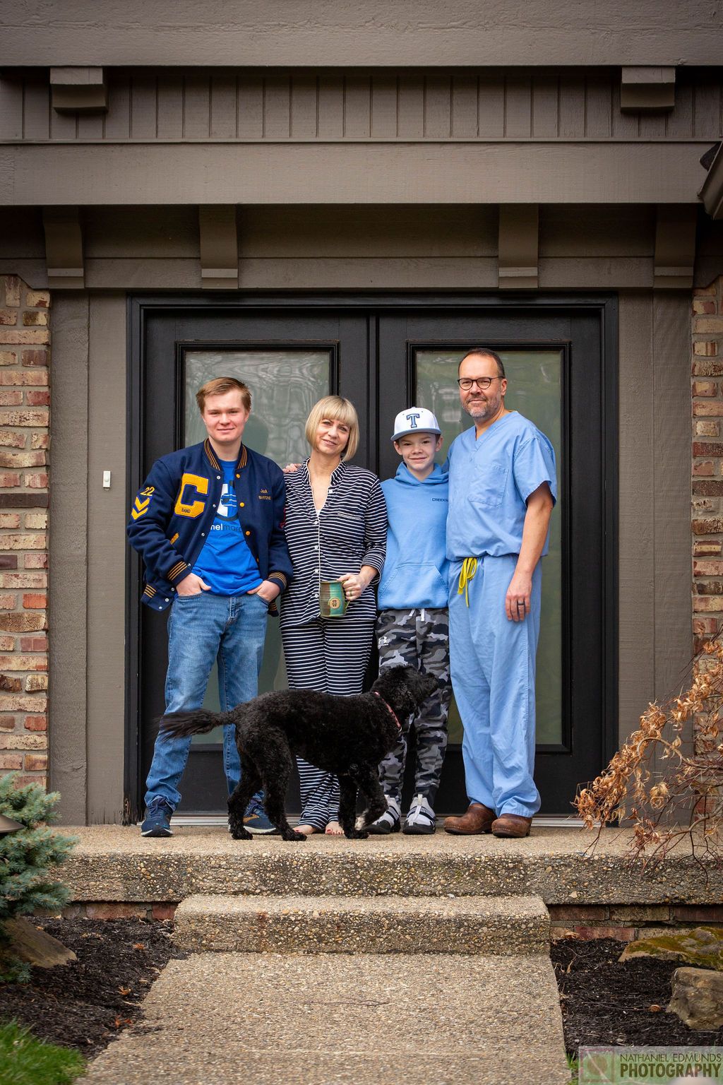 At Our Doorstep pictures of family during the pandemic
