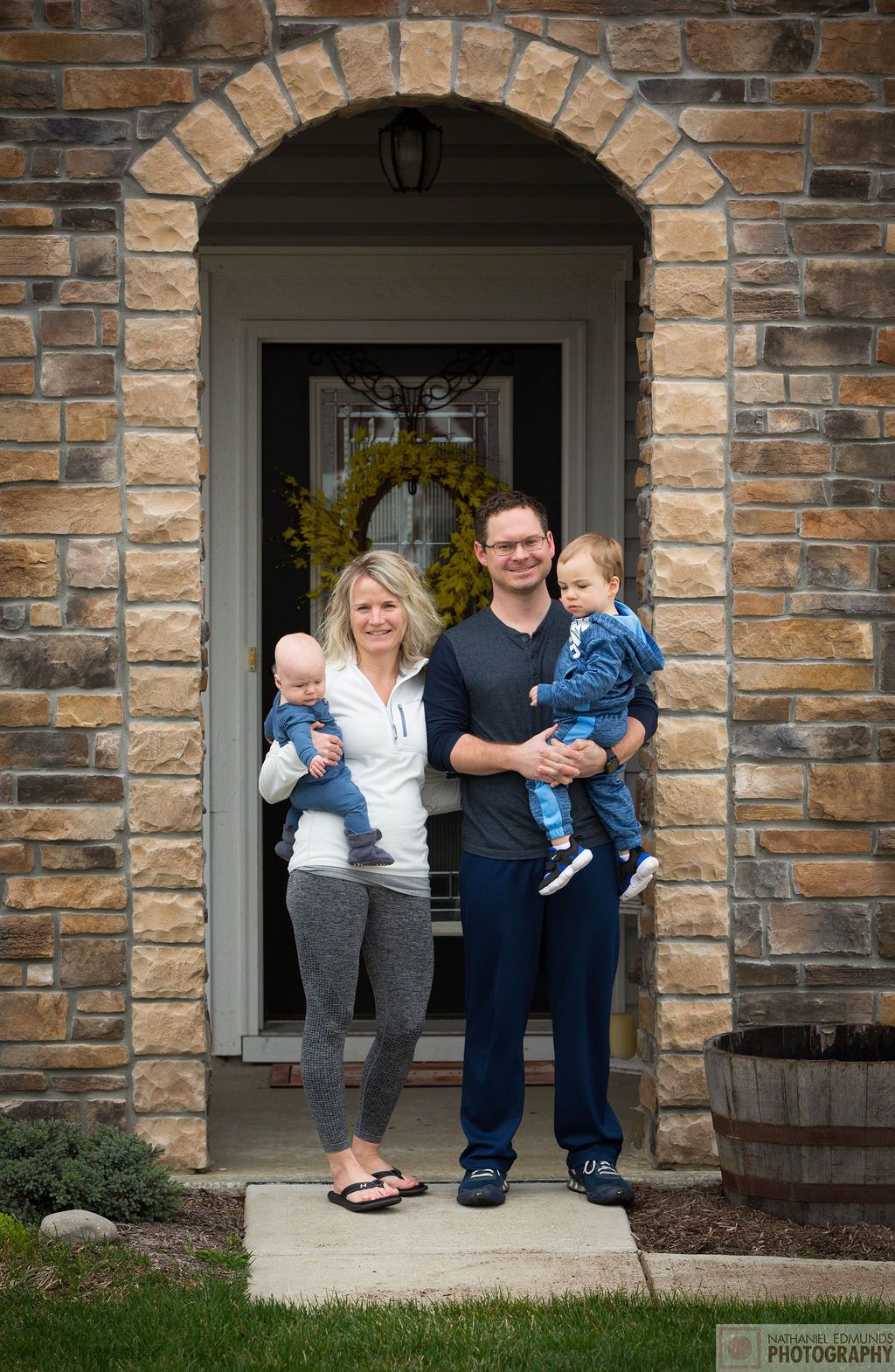 At Our Doorstep pictures of family during the pandemic