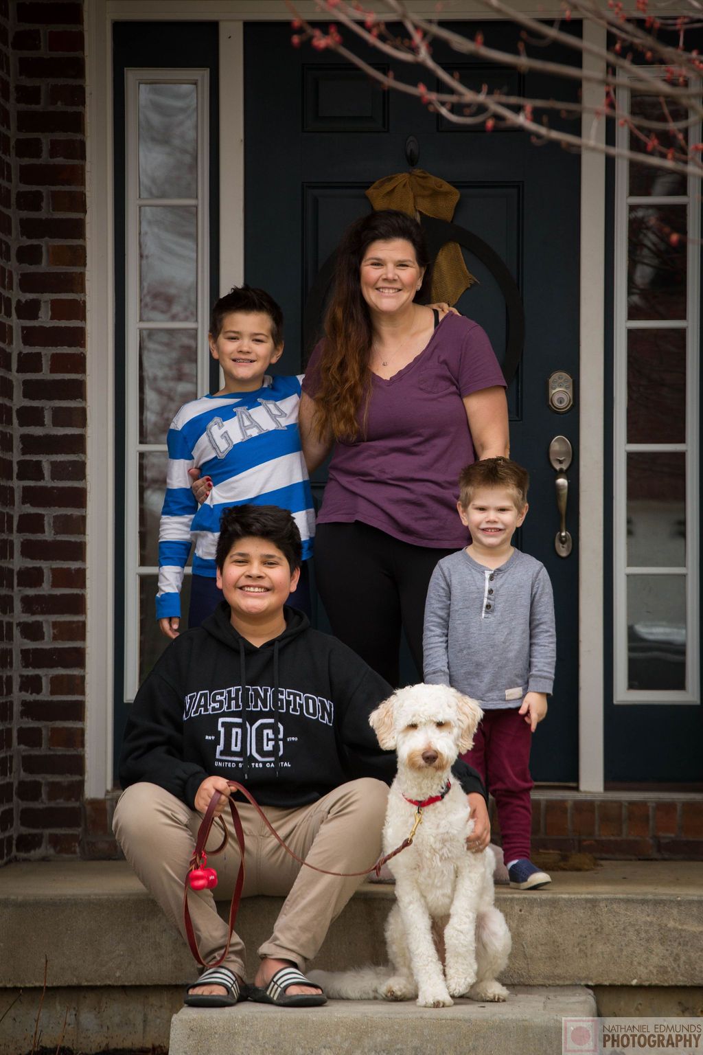 At Our Doorstep pictures of family during the pandemic
