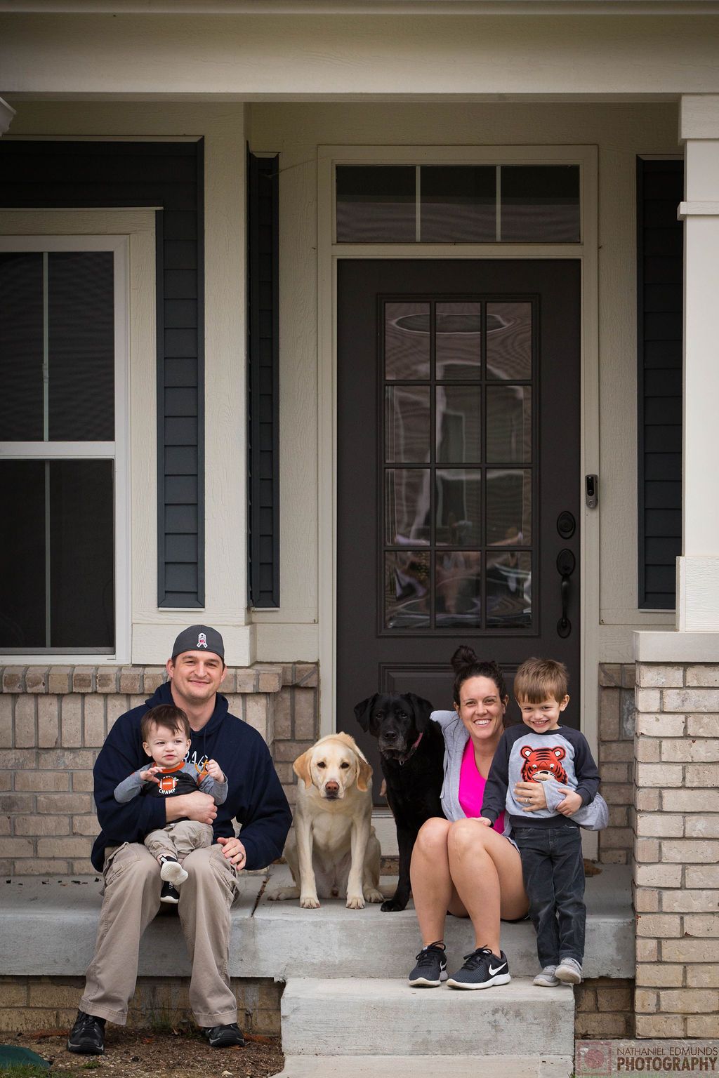 At Our Doorstep pictures of family during the pandemic