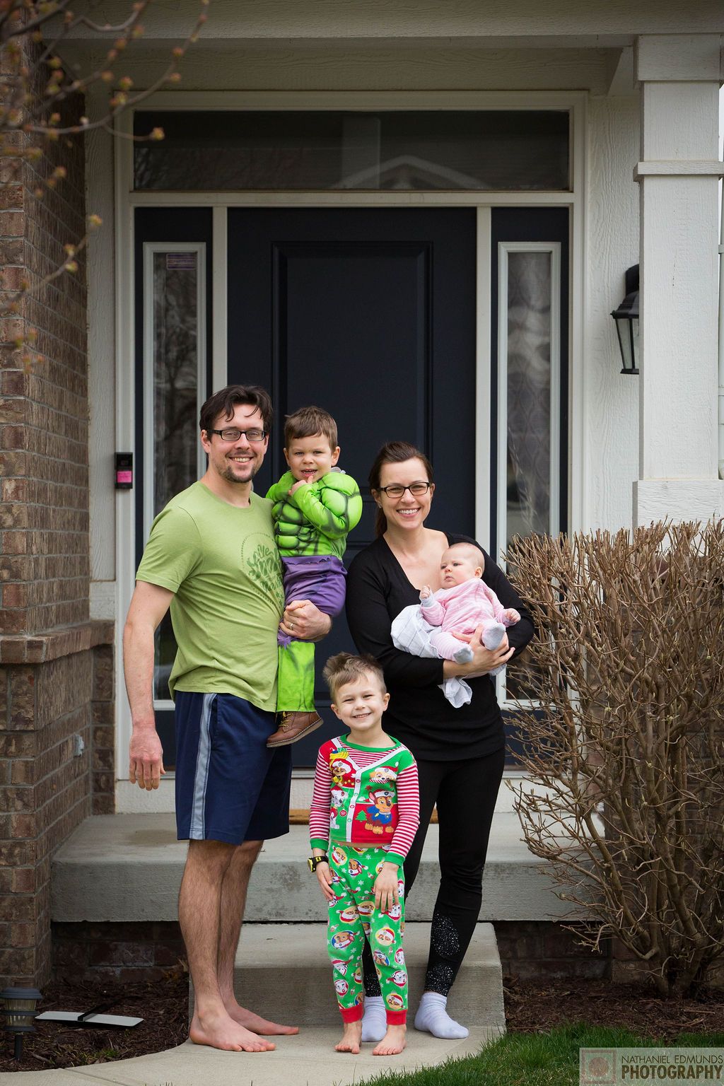 At Our Doorstep pictures of family during the pandemic