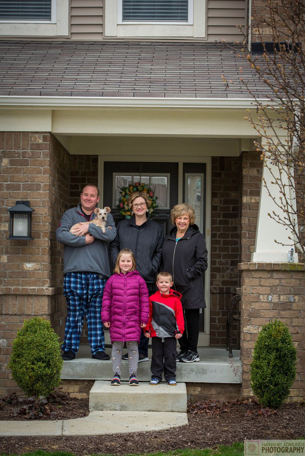 At Our Doorstep pictures of family during the pandemic