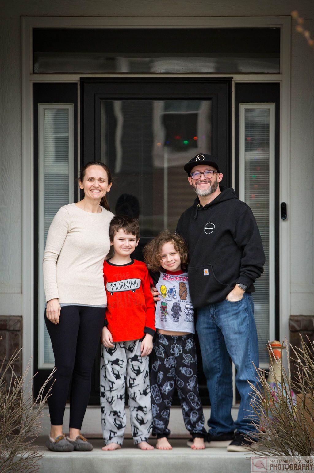 At Our Doorstep pictures of family during the pandemic