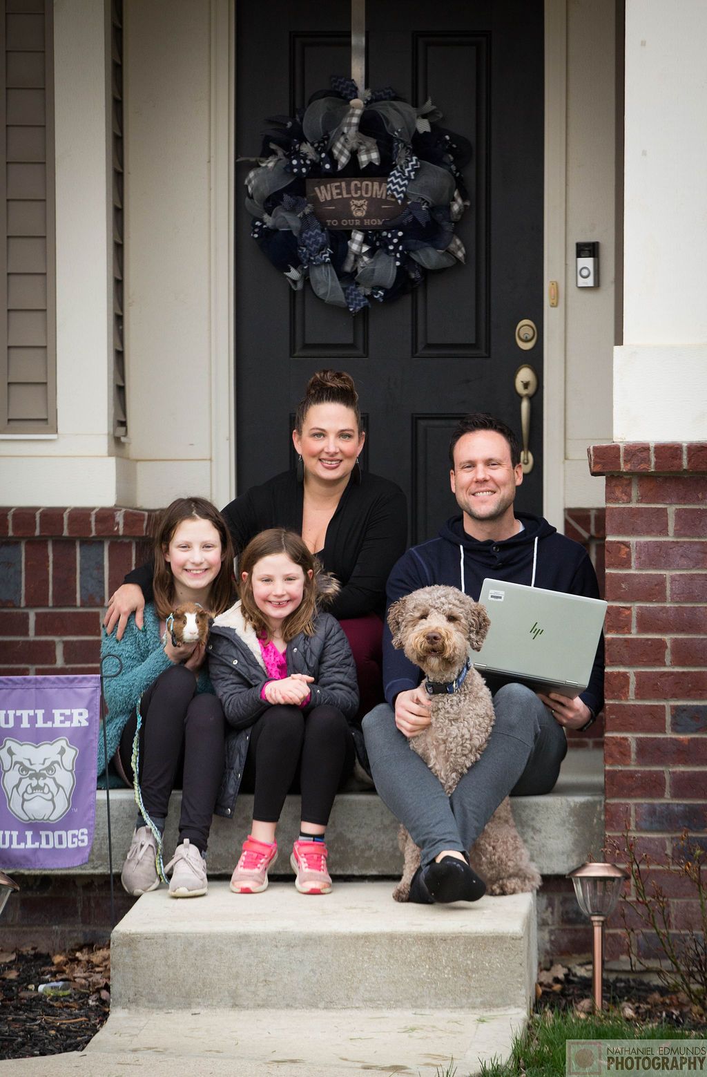 At Our Doorstep pictures of family during the pandemic