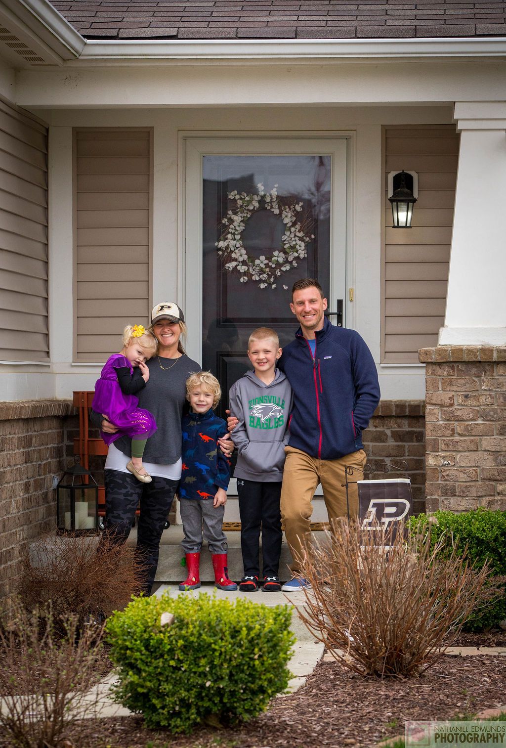At Our Doorstep pictures of family during the pandemic