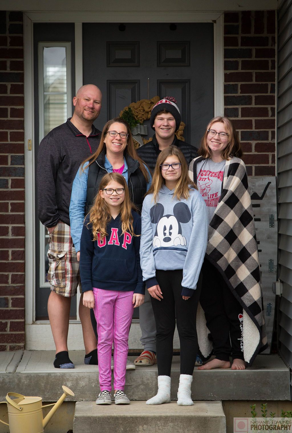 At Our Doorstep pictures of family during the pandemic