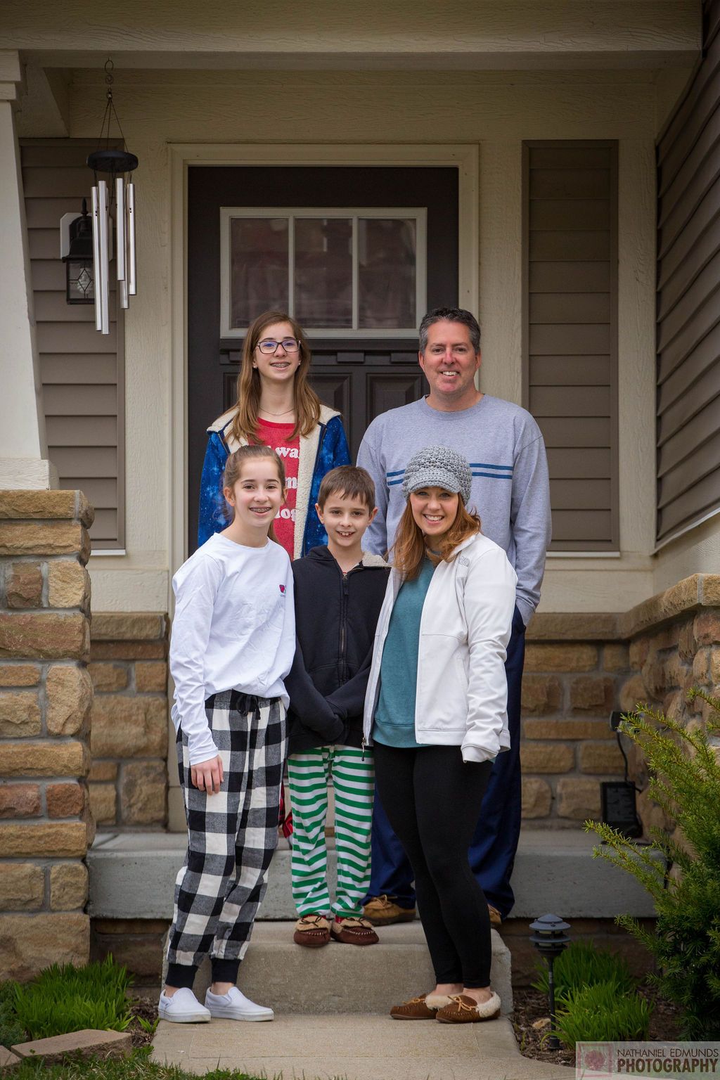 At Our Doorstep pictures of family during the pandemic