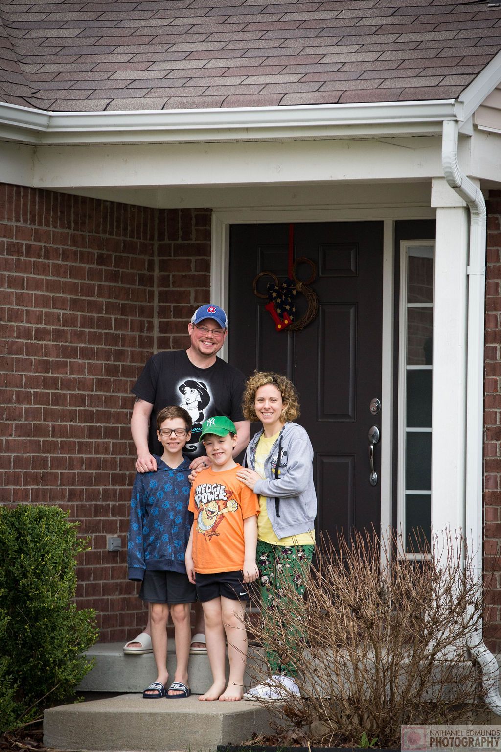 At Our Doorstep pictures of family during the pandemic