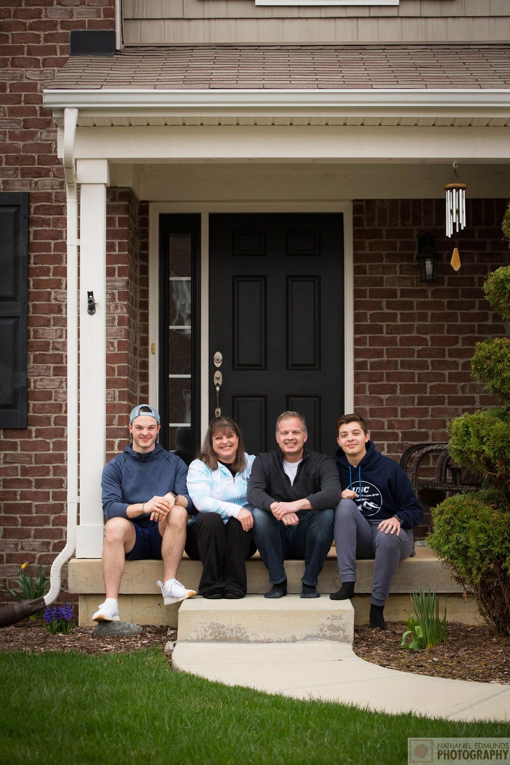 At Our Doorstep pictures of family during the pandemic
