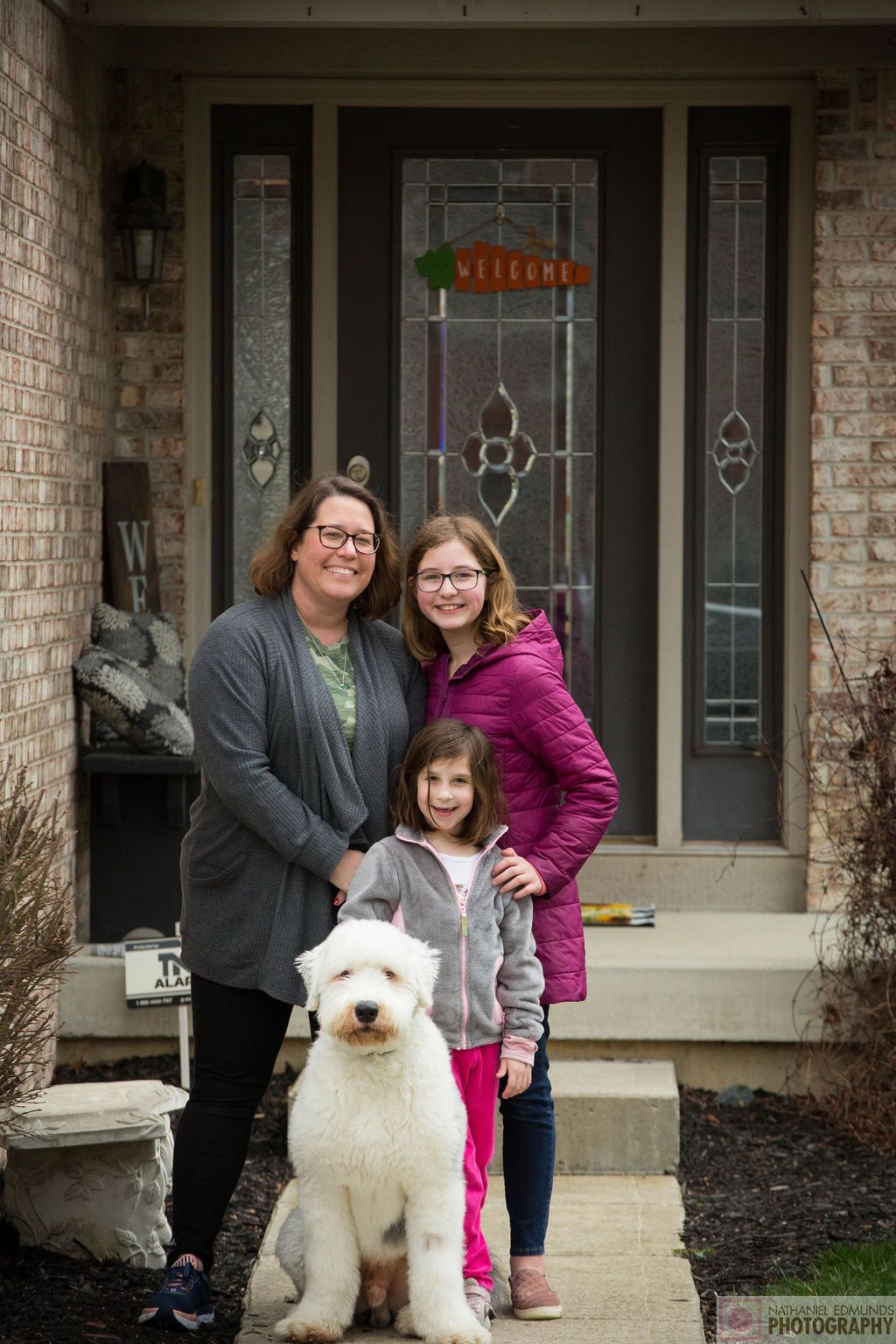 At Our Doorstep pictures of family during the pandemic