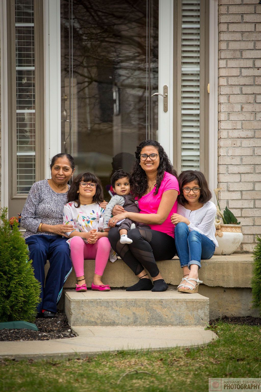 At Our Doorstep pictures of family during the pandemic