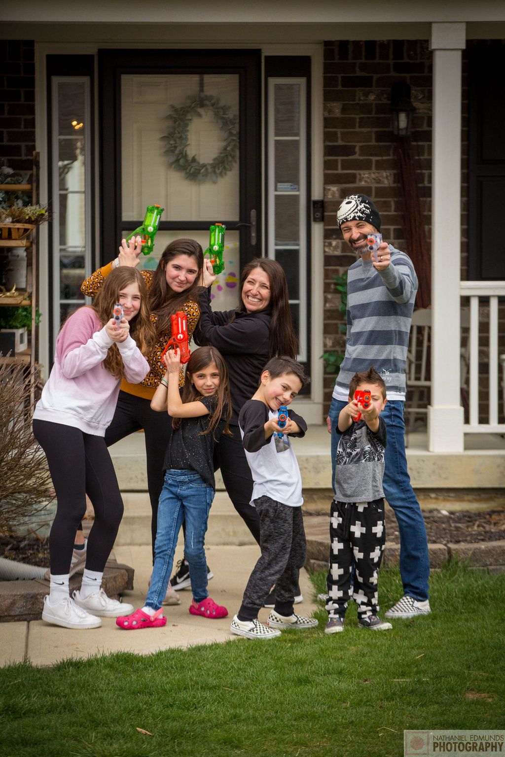 At Our Doorstep pictures of family during the pandemic