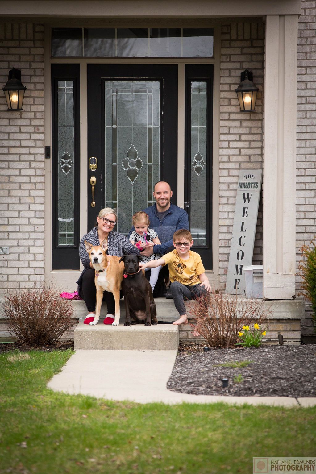 At Our Doorstep pictures of family during the pandemic