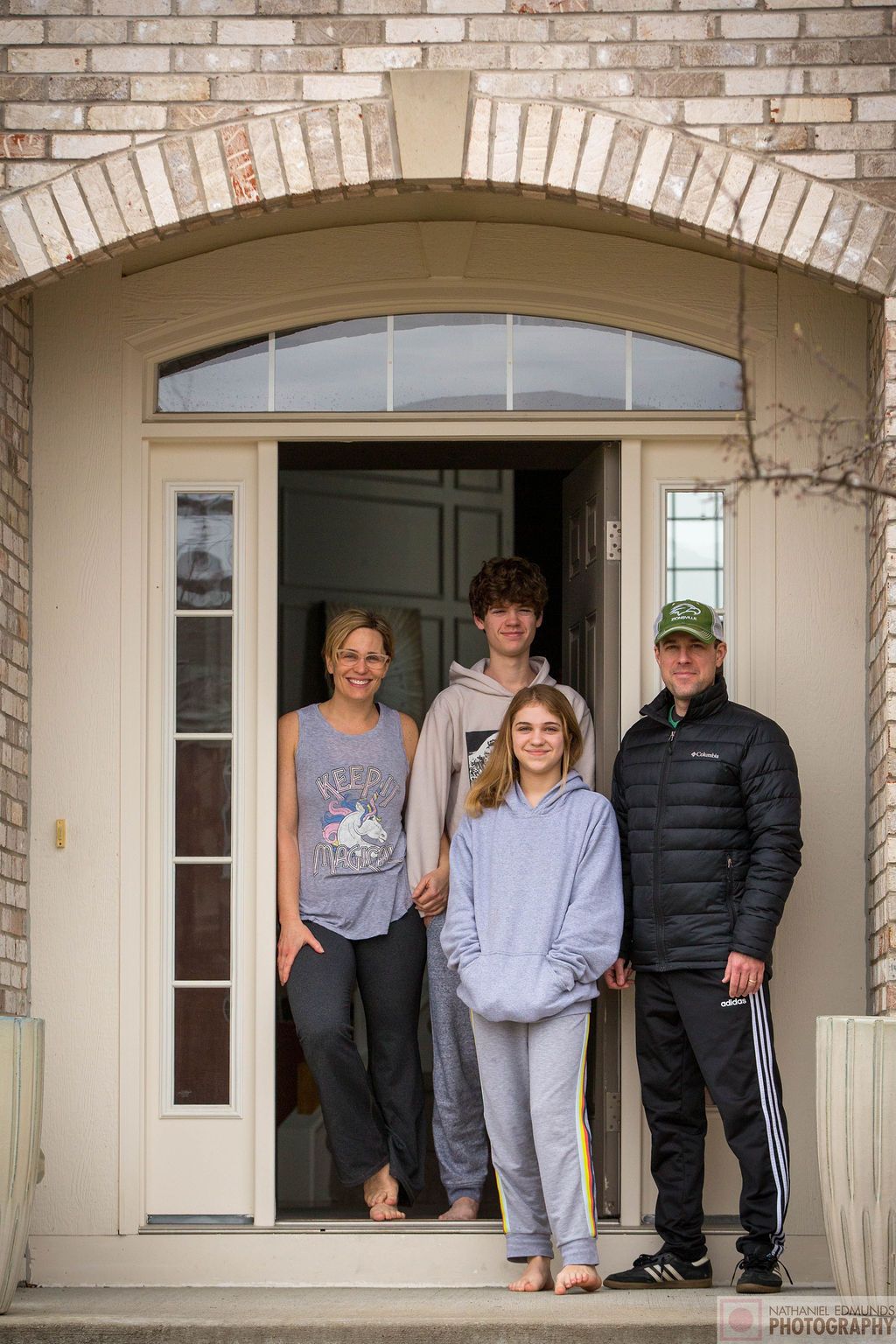 At Our Doorstep pictures of family during the pandemic