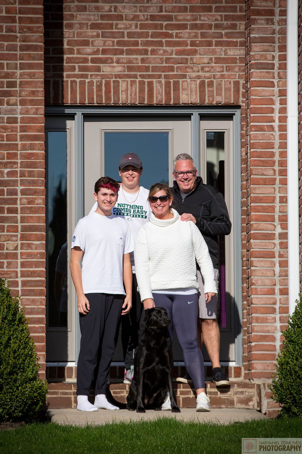 At Our Doorstep pictures of family during the pandemic