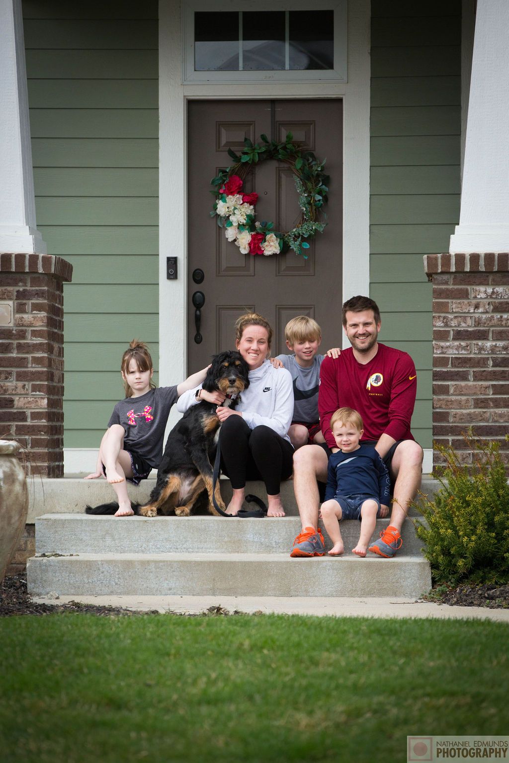 At Our Doorstep pictures of family during the pandemic