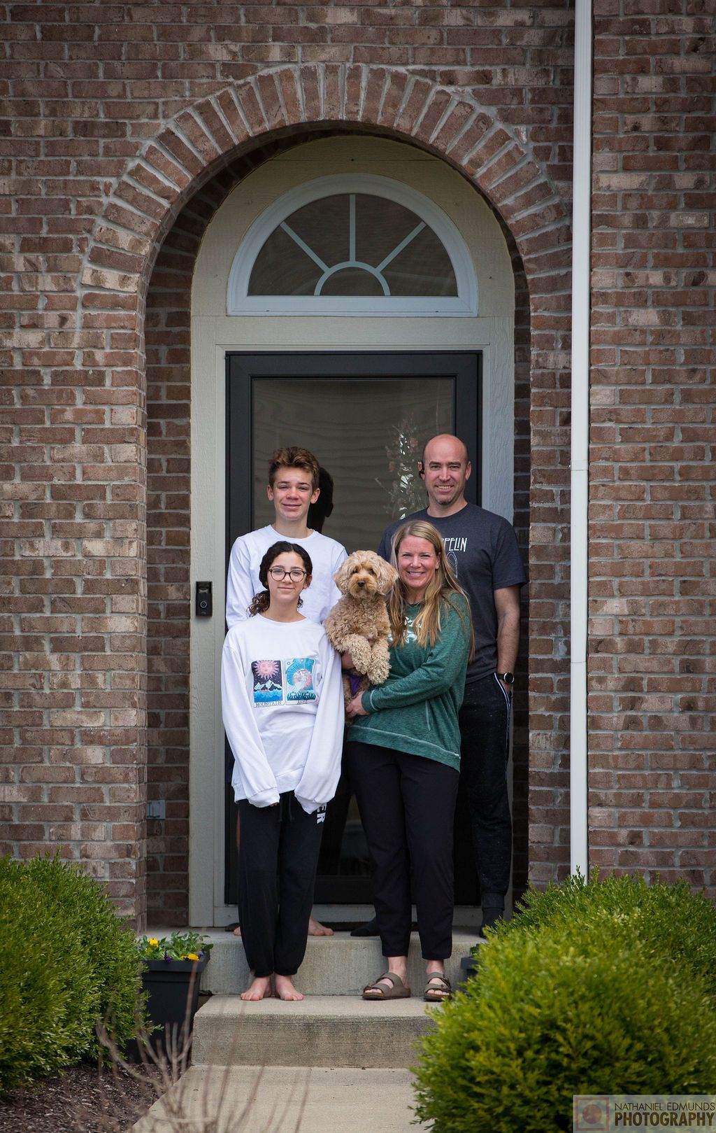 At Our Doorstep pictures of family during the pandemic
