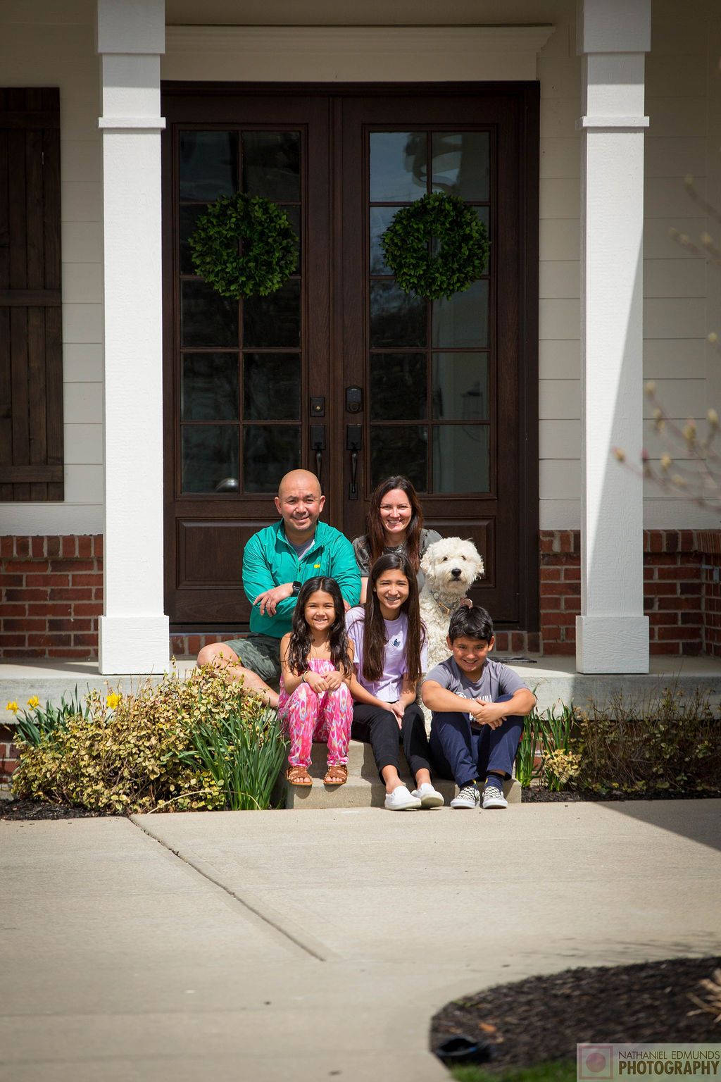At Our Doorstep pictures of family during the pandemic