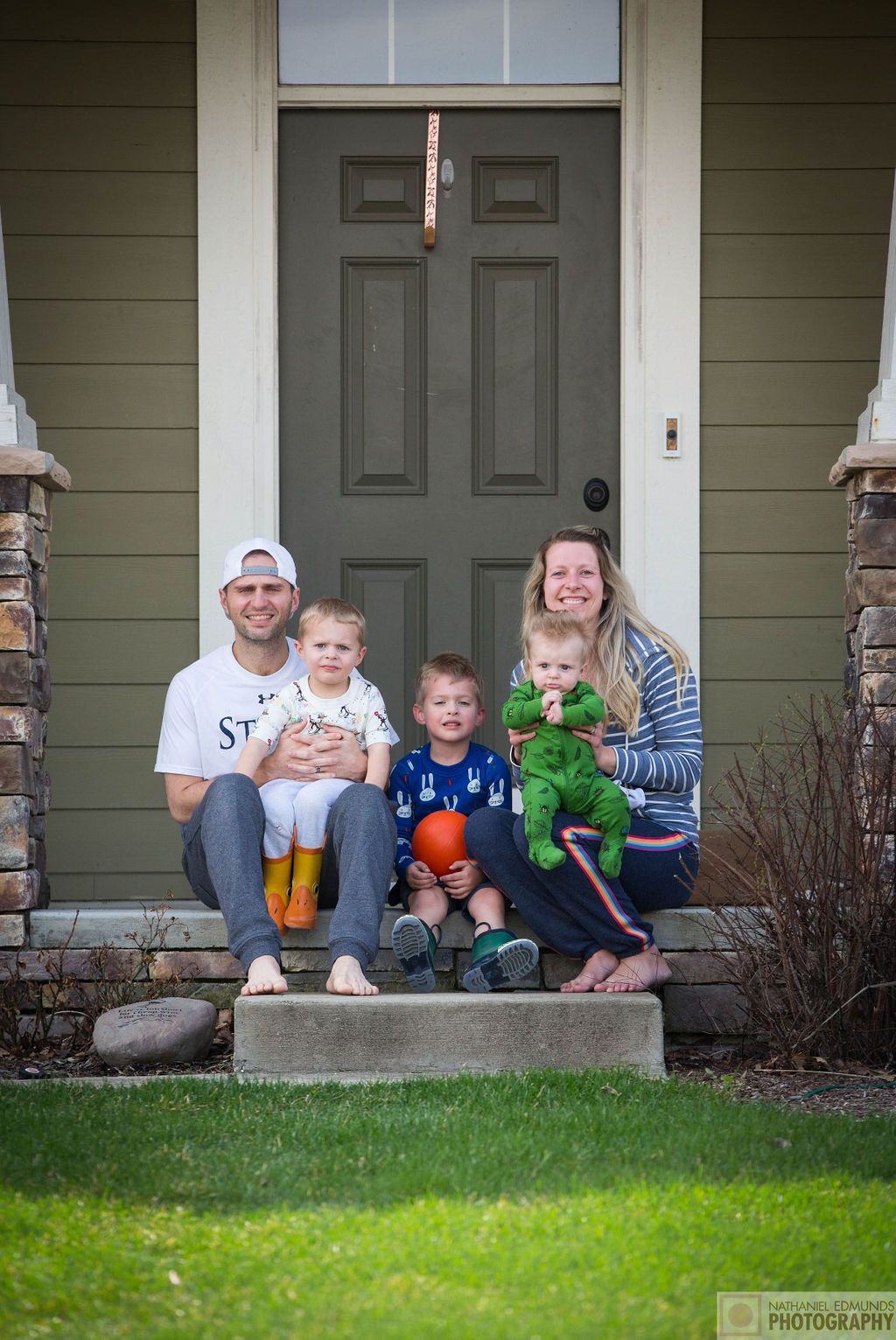 At Our Doorstep pictures of family during the pandemic