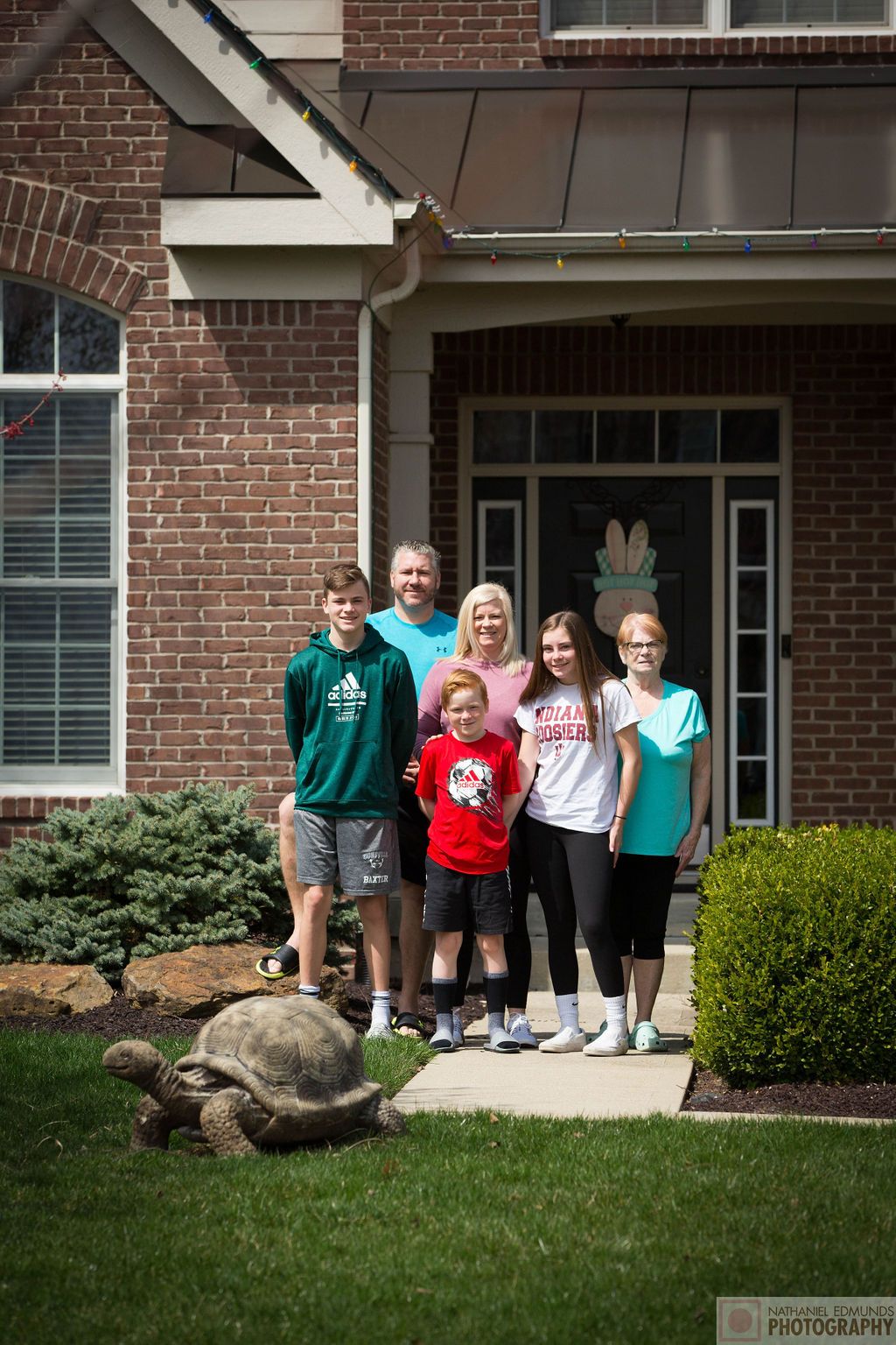 At Our Doorstep pictures of family during the pandemic