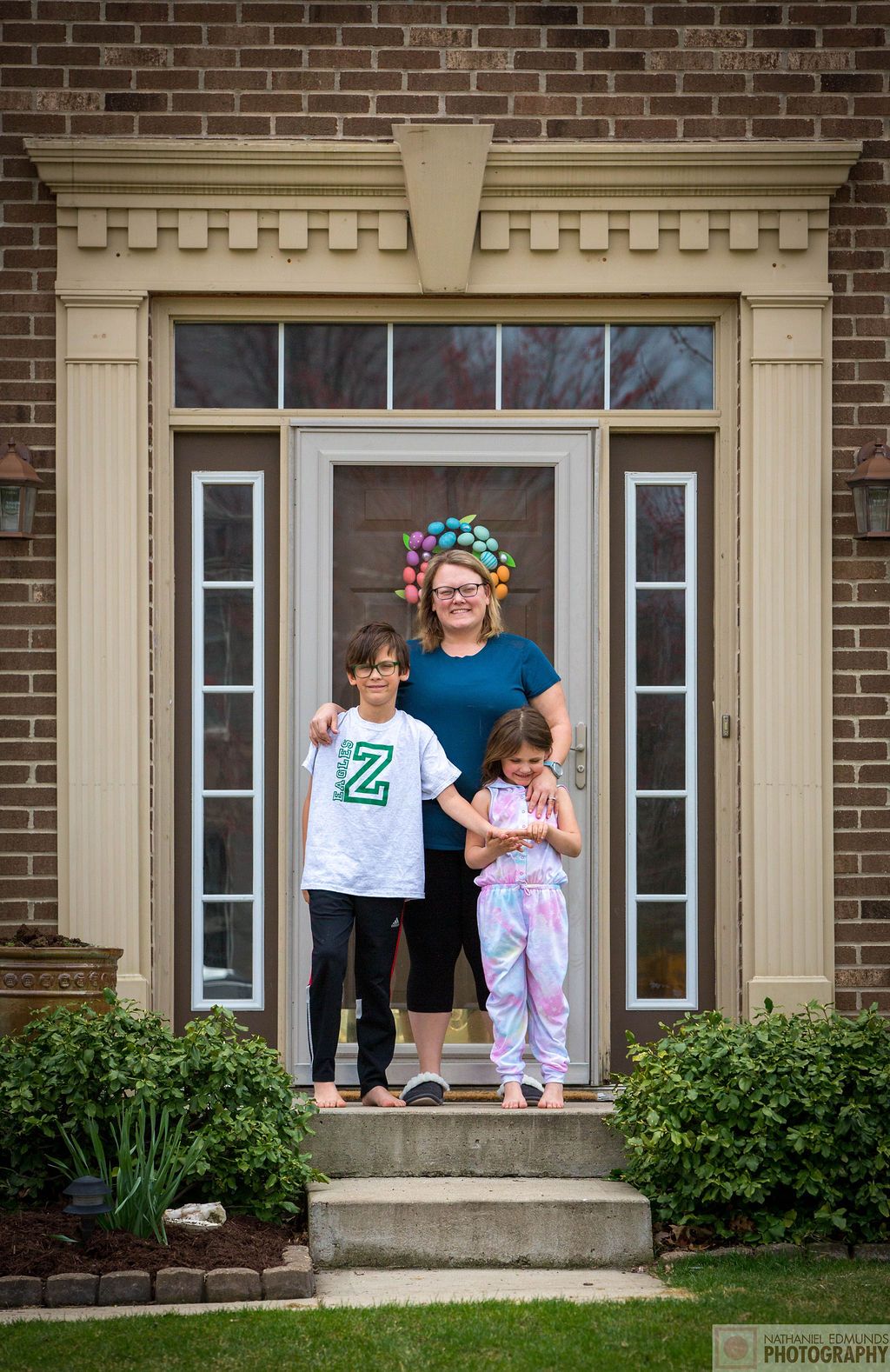 At Our Doorstep pictures of family during the pandemic