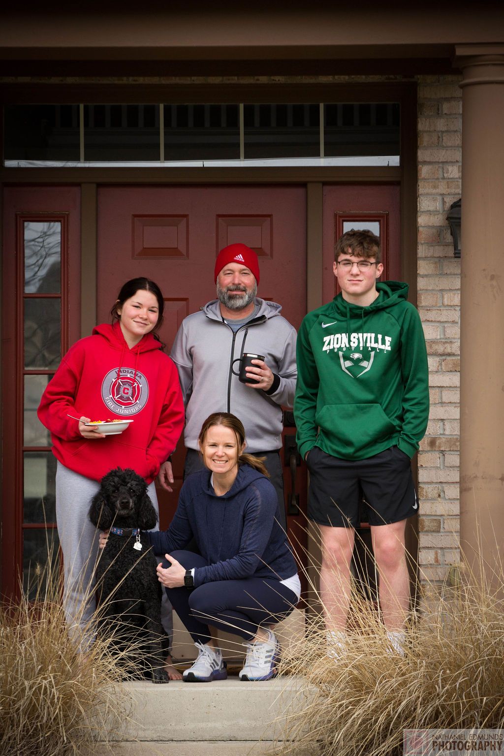 At Our Doorstep pictures of family during the pandemic