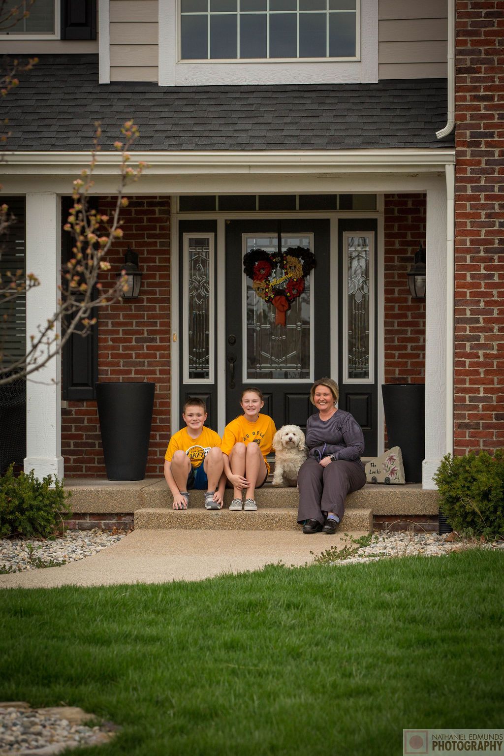 At Our Doorstep pictures of family during the pandemic