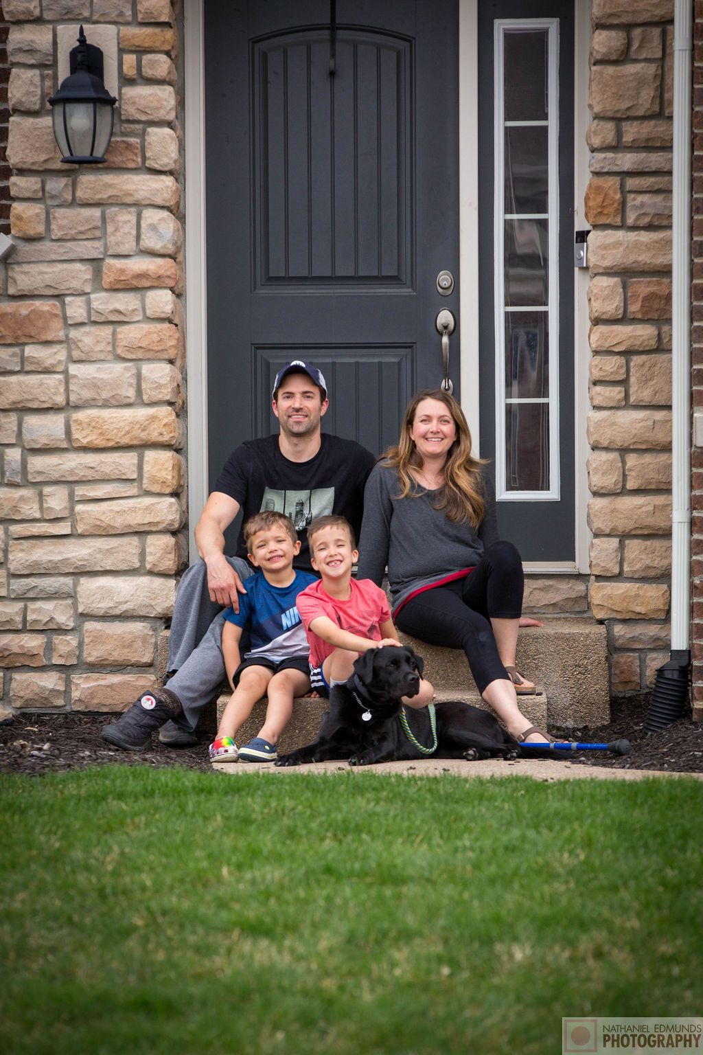 At Our Doorstep pictures of family during the pandemic