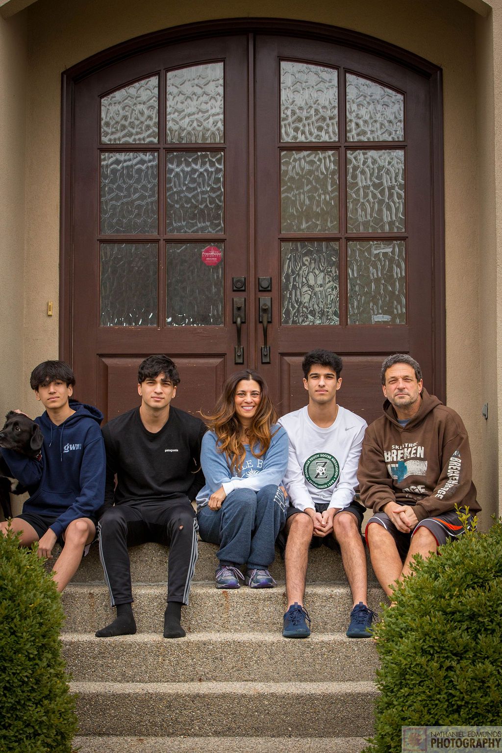 At Our Doorstep pictures of family during the pandemic