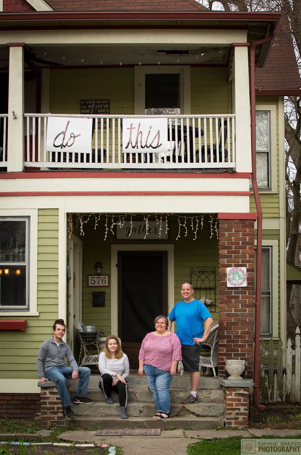 At Our Doorstep pictures of family during the pandemic