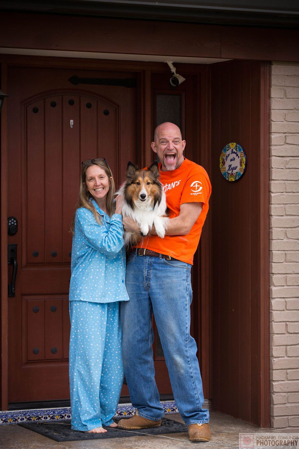 At Our Doorstep pictures of family during the pandemic