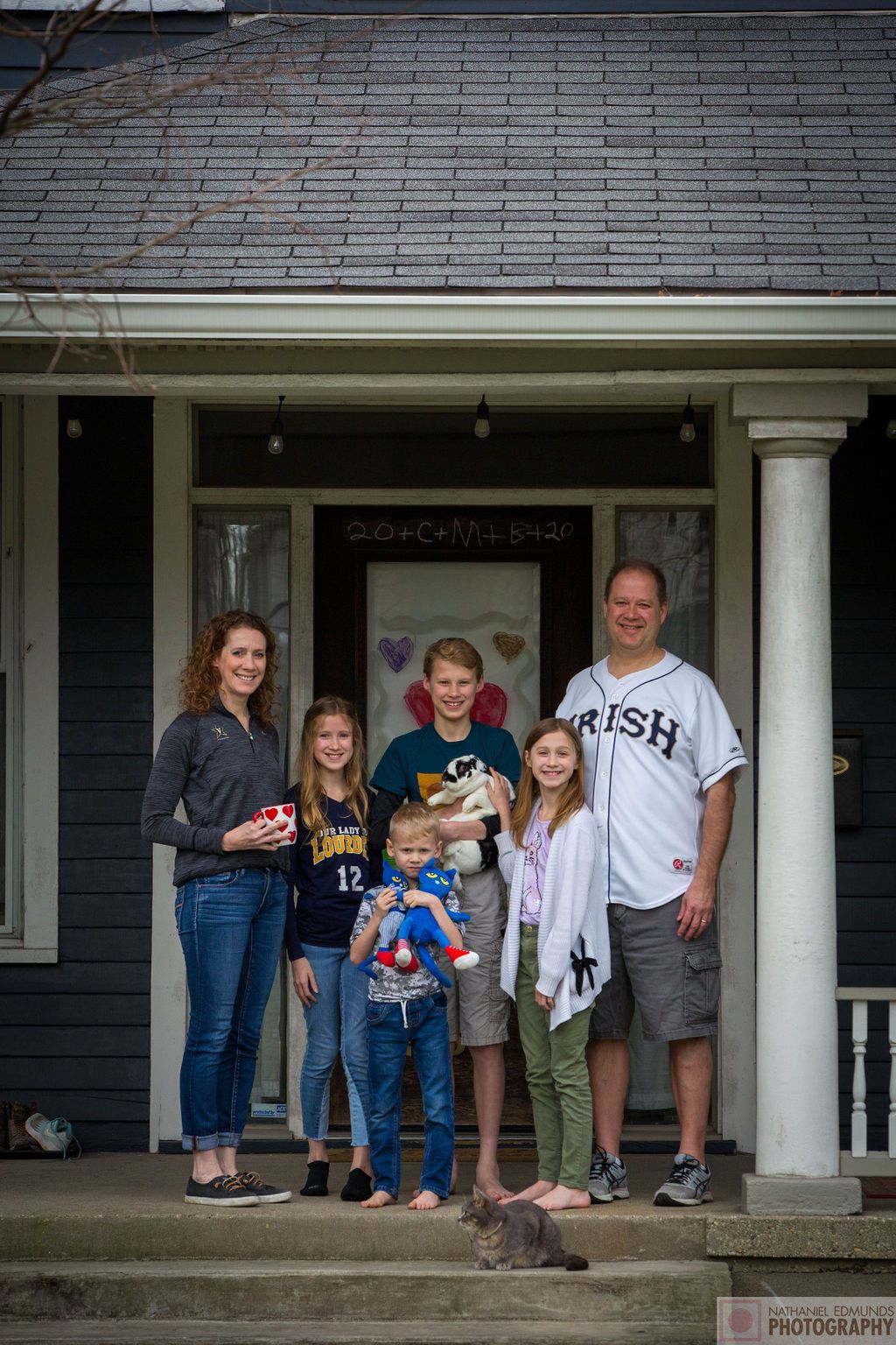 At Our Doorstep pictures of family during the pandemic