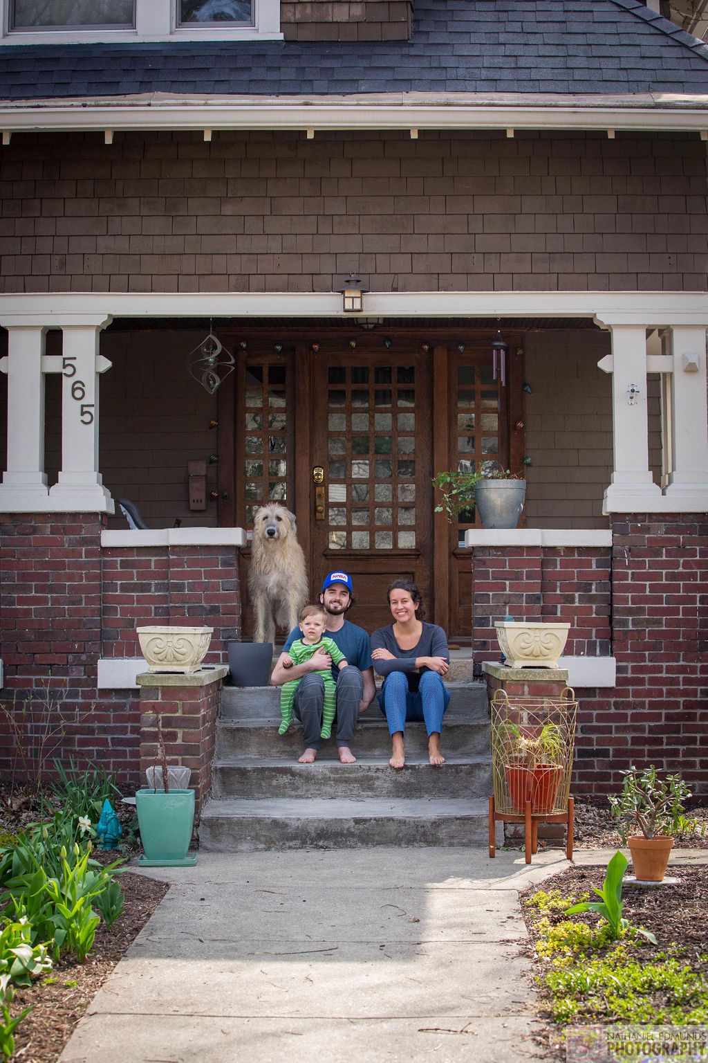 At Our Doorstep pictures of family during the pandemic