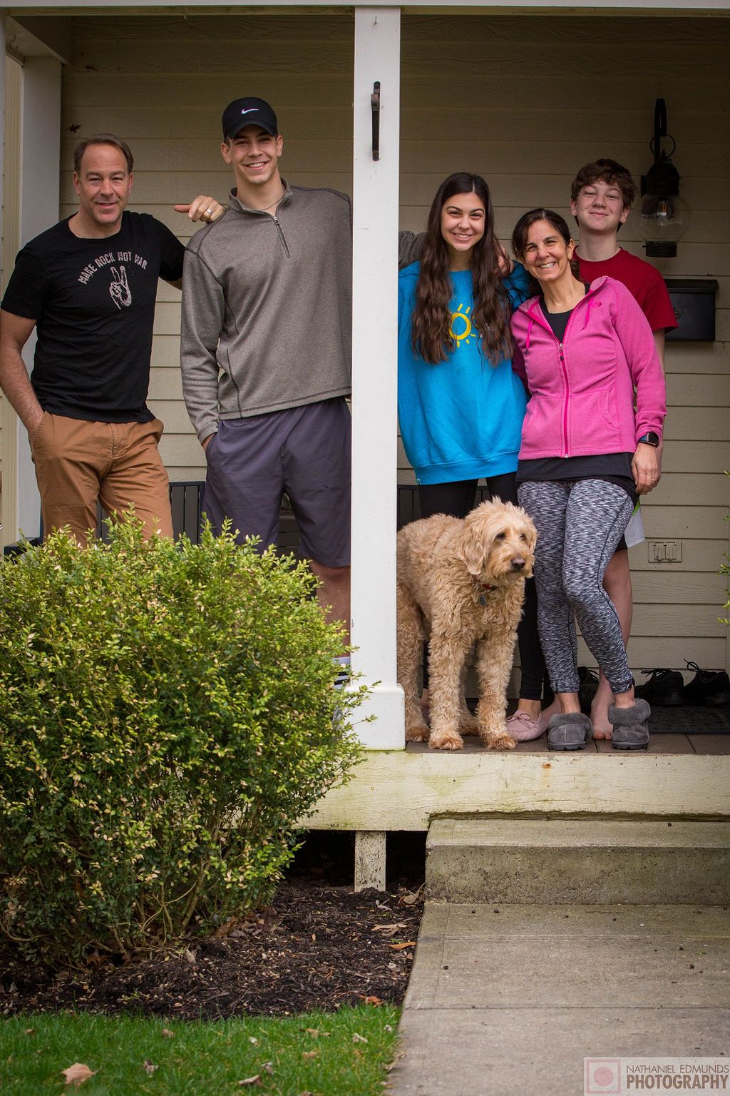At Our Doorstep pictures of family during the pandemic