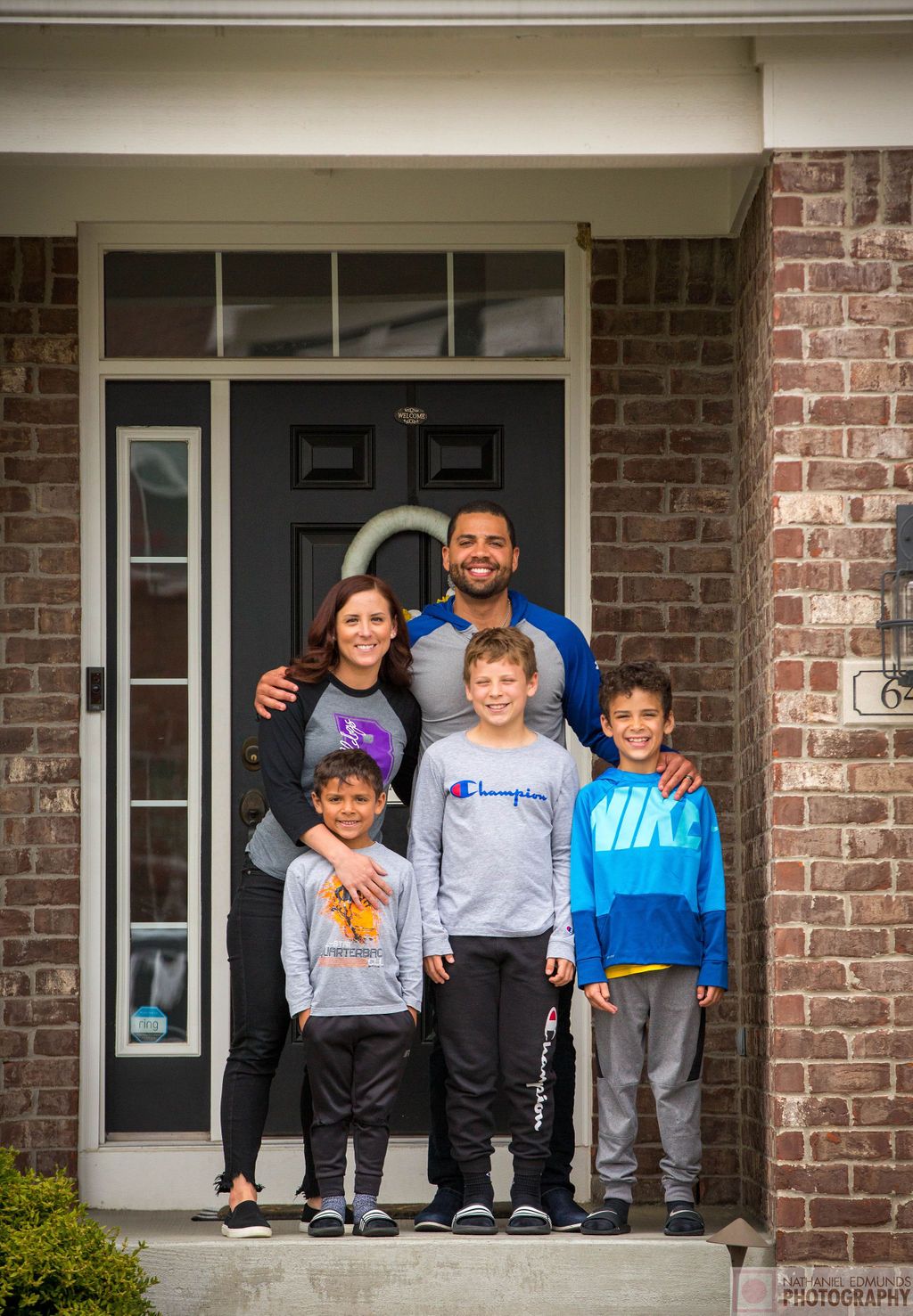 At Our Doorstep pictures of family during the pandemic