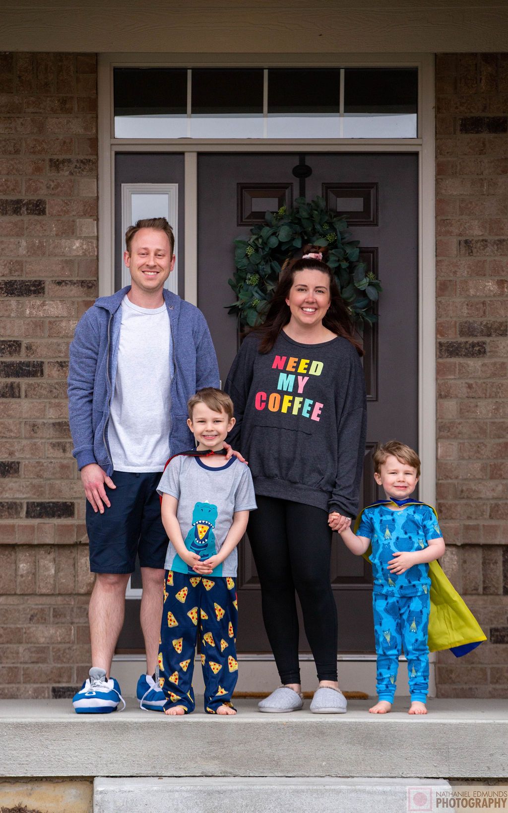 At Our Doorstep pictures of family during the pandemic