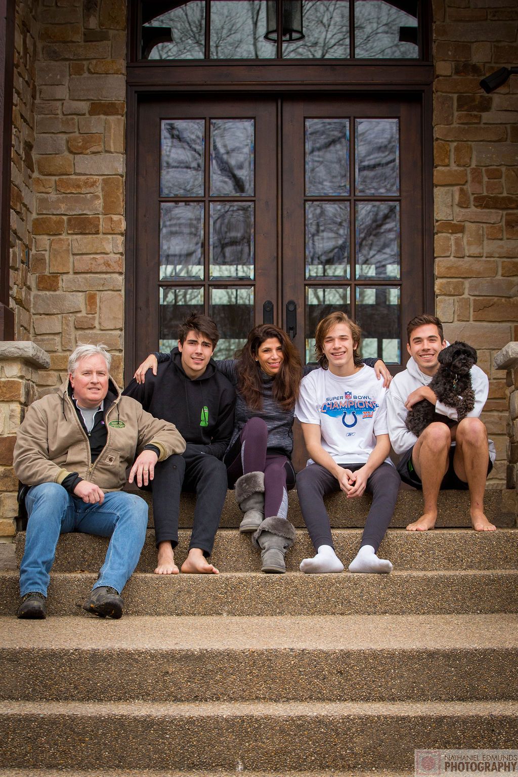 At Our Doorstep pictures of family during the pandemic