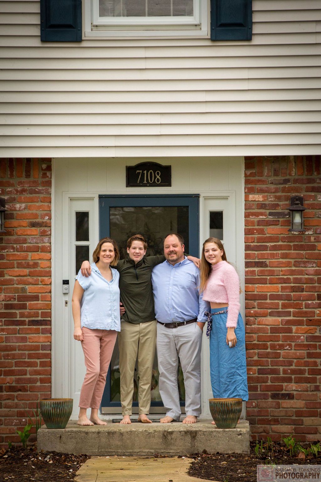 At Our Doorstep pictures of family during the pandemic