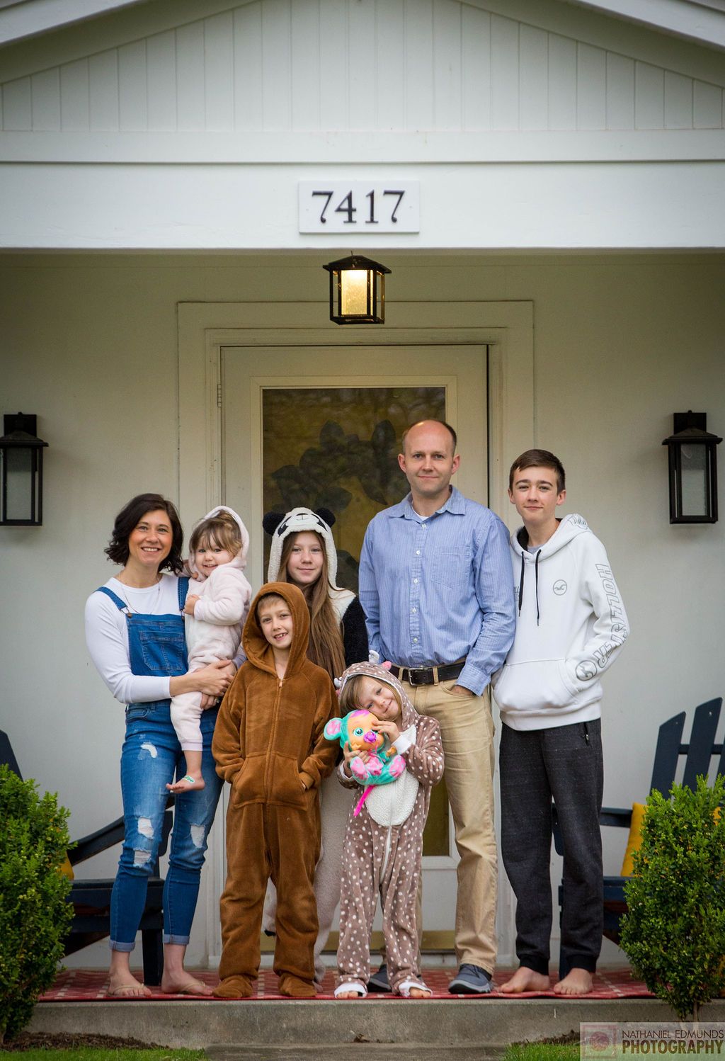 At Our Doorstep pictures of family during the pandemic