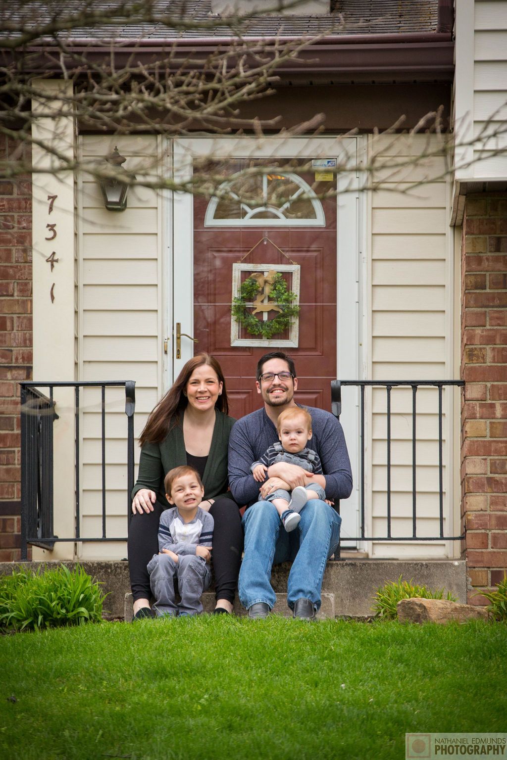 At Our Doorstep pictures of family during the pandemic