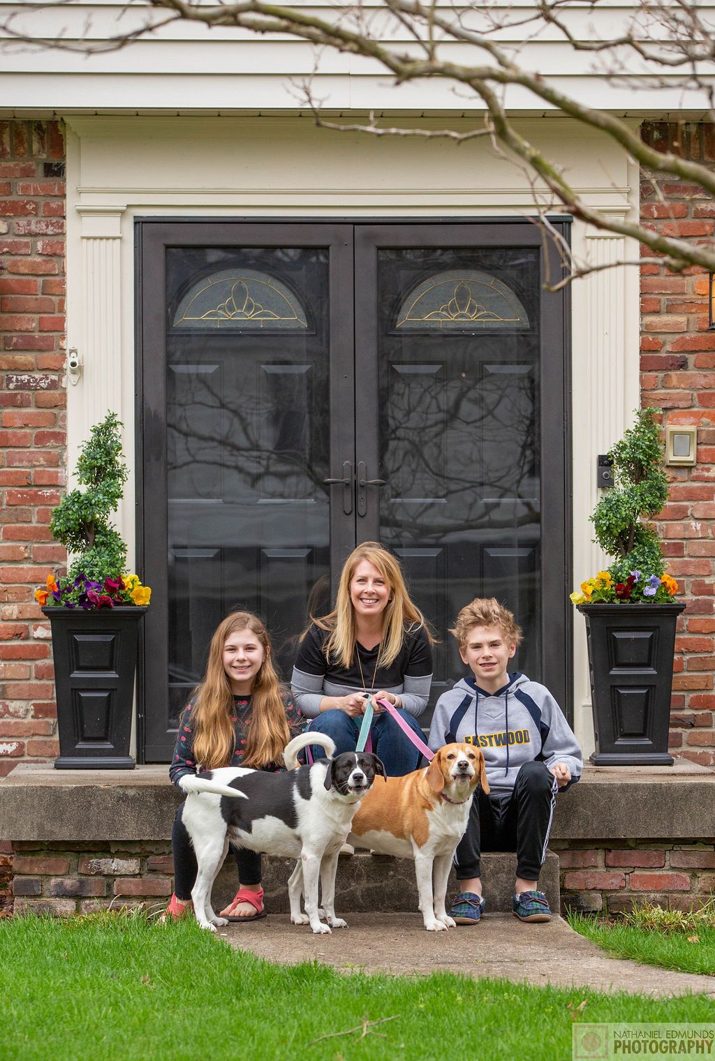 At Our Doorstep pictures of family during the pandemic
