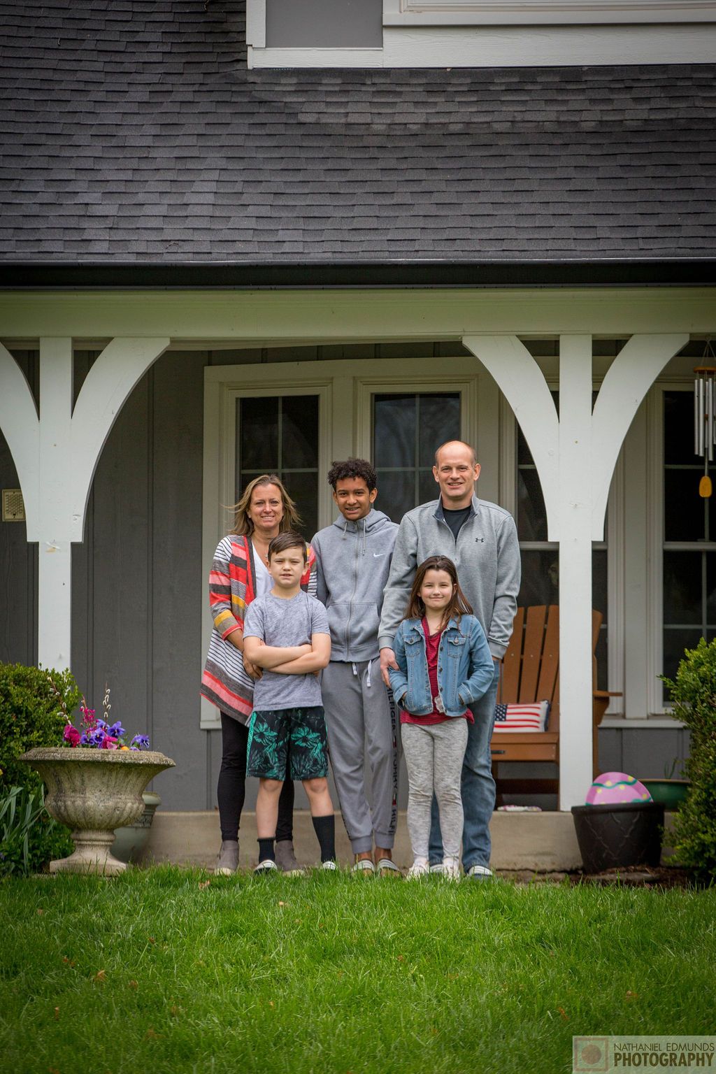 At Our Doorstep pictures of family during the pandemic