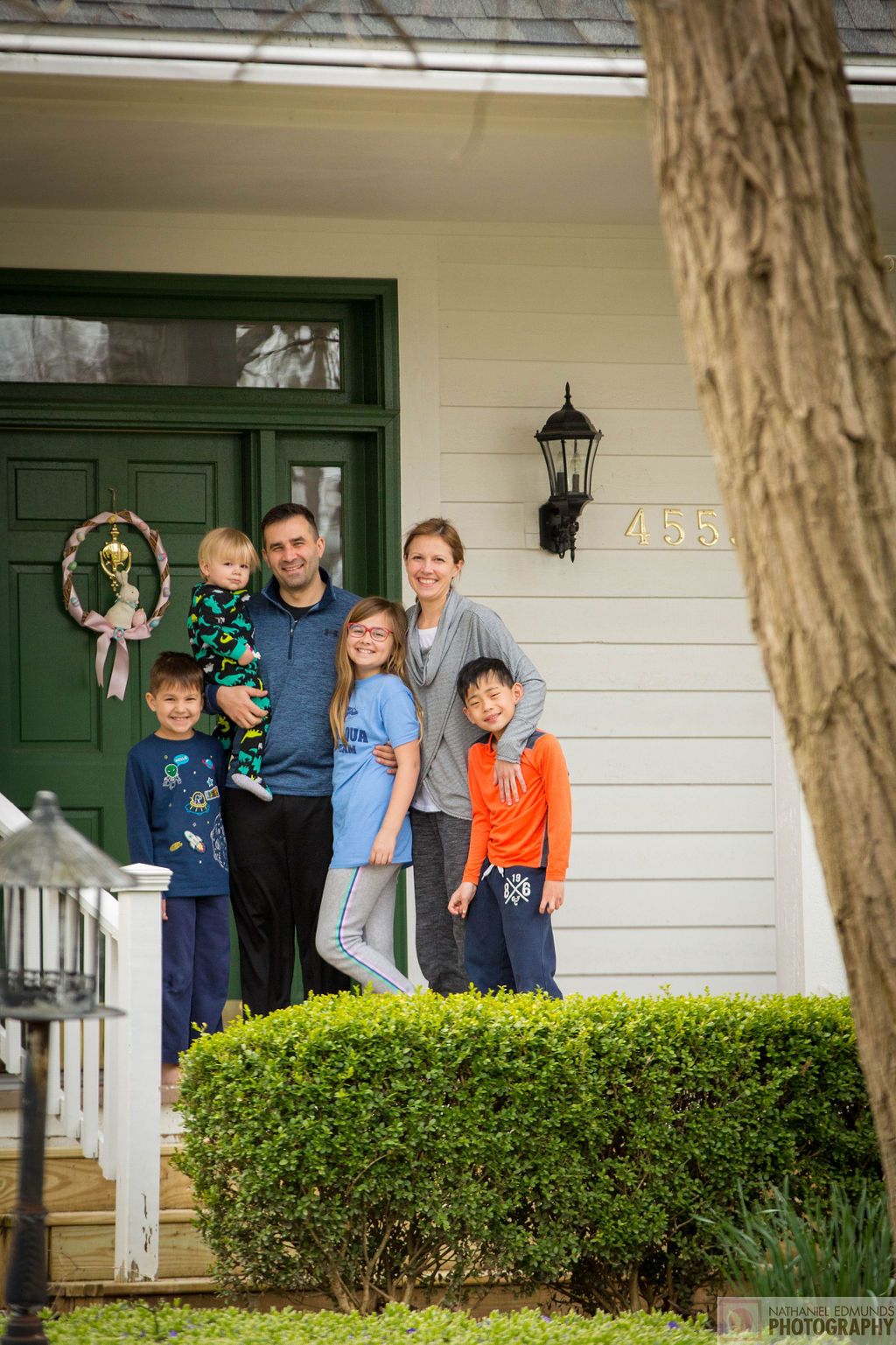 At Our Doorstep pictures of family during the pandemic