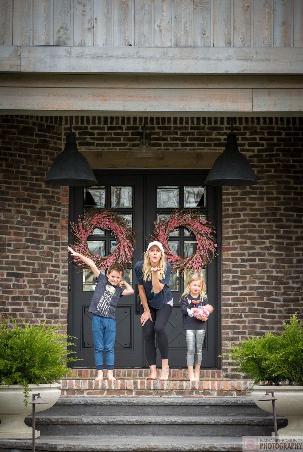 At Our Doorstep pictures of family during the pandemic